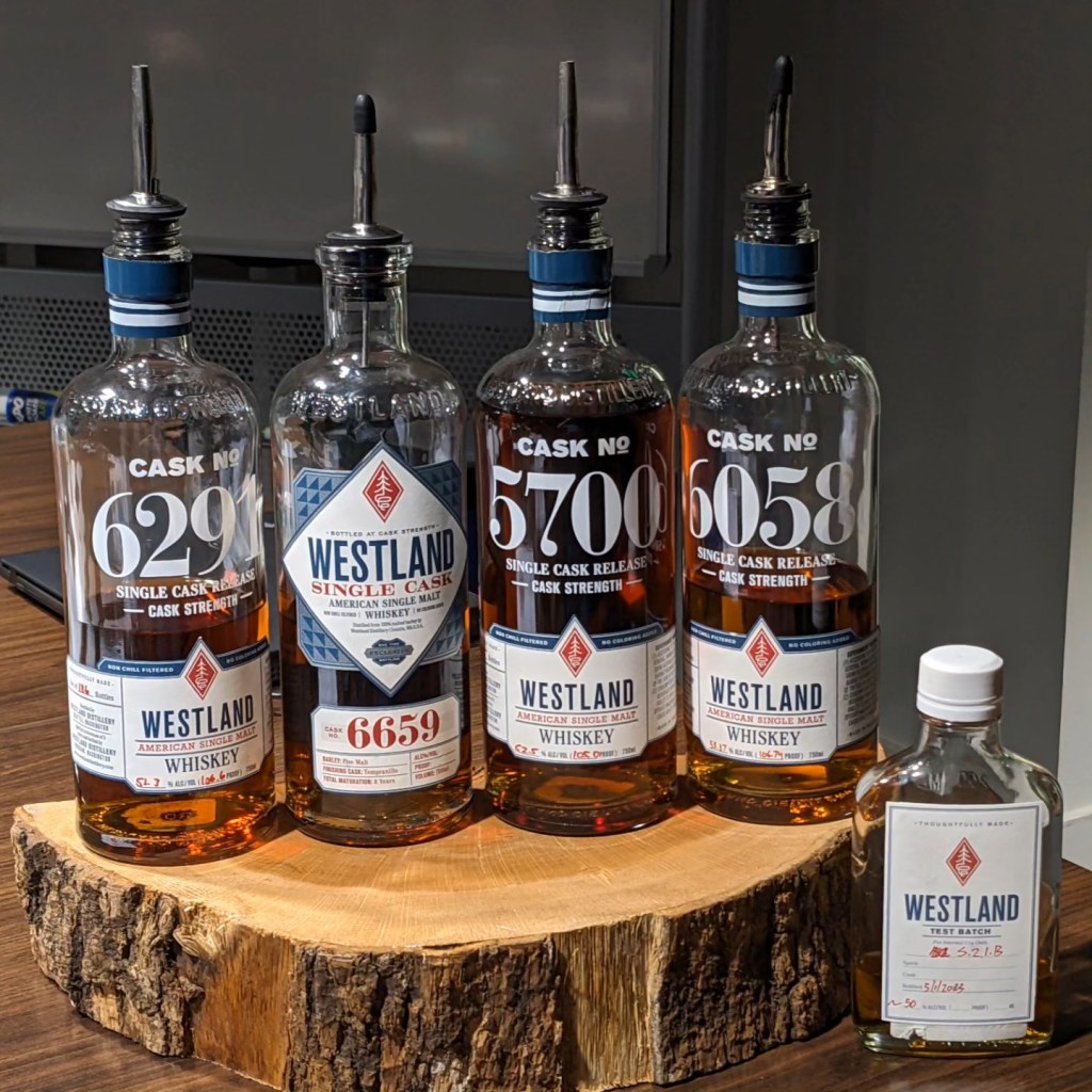 ASMW Advent Days 6-10: Reviews #87-91: Westland Library Tasting “Festive&nbsp;Finishes”